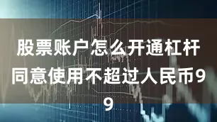 股票账户怎么开通杠杆同意使用不超过人民币9